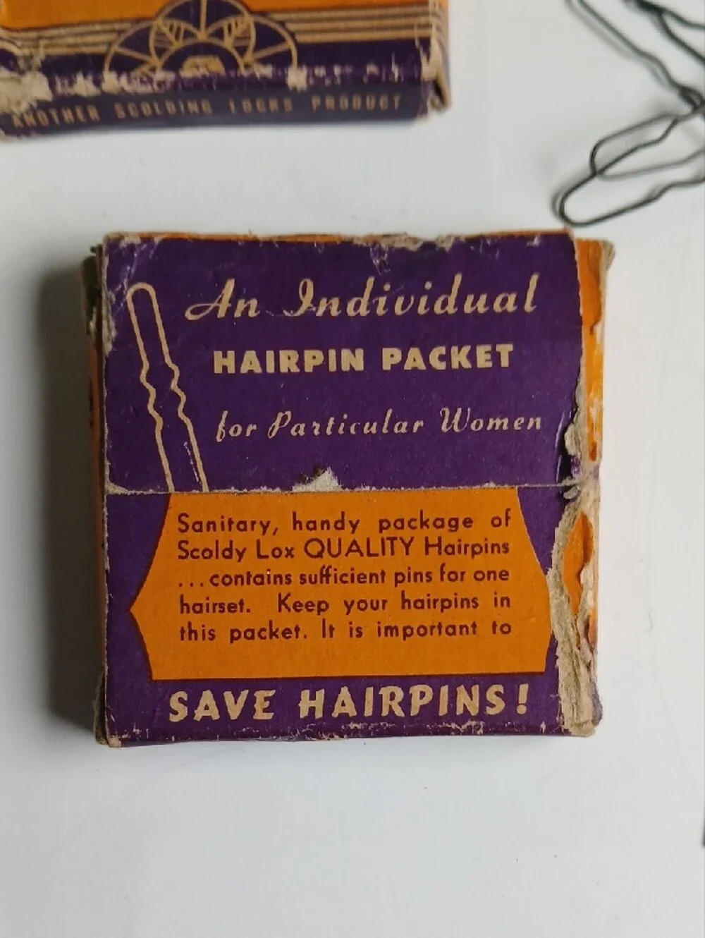 💇‍♀️ Scoldy Lox Invisible Hair Pins Vintage 1950s Black Two Pack